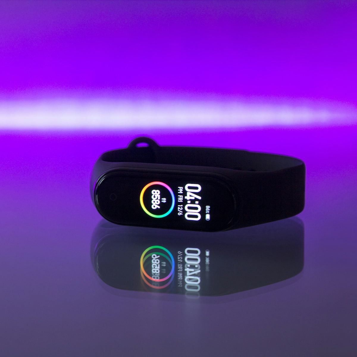 Black Xiaomi fitness band